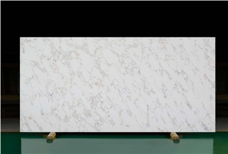 AQ4658 Gold Artificial Stone Quartz Slabs