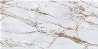 Aq7564  Engineered Stone Gold Calacatta Quartz