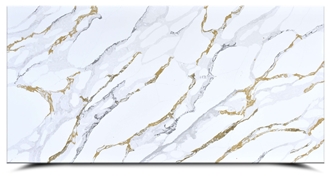 AQ86221-1 Luxury Gold Quartz Slabs