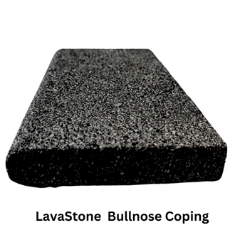 Black Basalt Pool Bullnose Coping