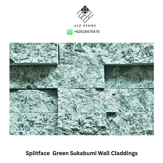 Green Sukabumi Quartzite Pool Tiles   Pool Parapets