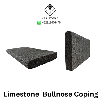 Limestone Bullnose Coping Tiles