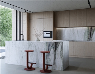 China Luxury Marble FENDI WHITE  Slabs Tiles