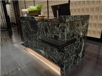 Italian Prada Green Marble Slabs For Interier Use