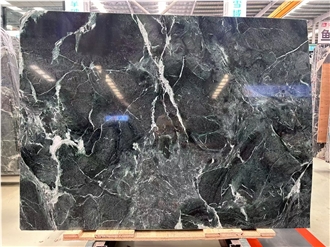 Italian Prada Green Marble Slabs For Interier Use