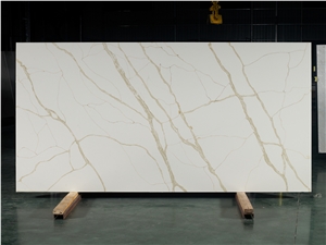 Man Made Stone Calacatta Gold Quartz Slabs 3213