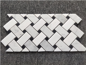 Basket Weave Mosaic Tiles