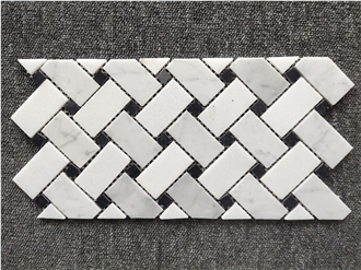 Basket Weave Mosaic Tiles