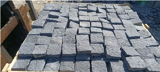 G684 Black Basalt Outdoor Paving Cubes