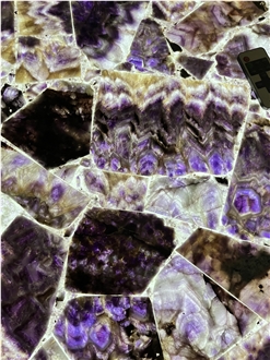 Amethyst Semiprecious Stone Tiles