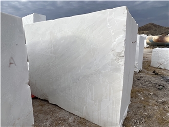 Namibia White Marble Blocks, Royal White Bianco Namibia