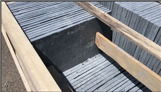 G. Universal Black Slate Slabs