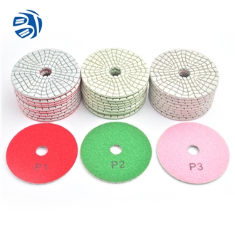 3 Step Resin Bond Diamond Polishing Pads