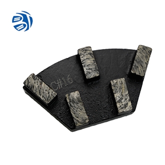 BTS17 Manufacture 5 Segments Diamond Grinding Plate Abrasive