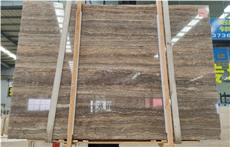 Cheap Silver Grey Gs Travertine Slabs In Stock