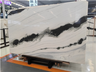 China Panda White Marble Slabs