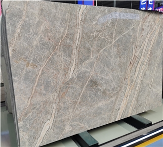 Floor And Wall Use Italy Grey Fior Di Bosco Marble Slabs