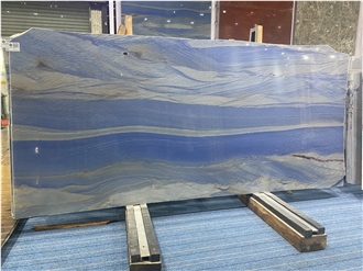 Hot Selling Blue Sky Quartzite Slabs For Villa Projects