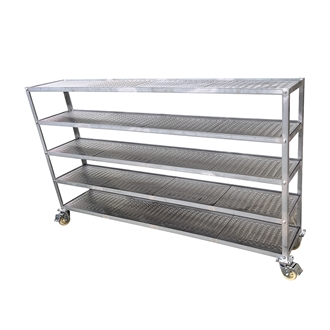 Detachable Stainless Steel Plate Shelving Rack