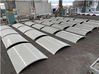 Sivec White Marble Hollow Column Panels