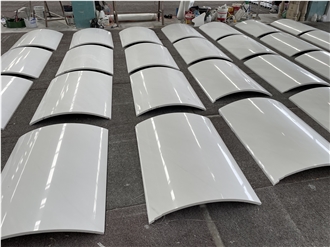 Sivec White Marble Hollow Column Panels
