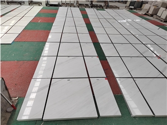 Greece Volakas White Marble Stone Slabs For Floor