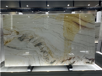 Brazil Prosperity Quartzite Luxury Stone Natural Feature Wall Slabs