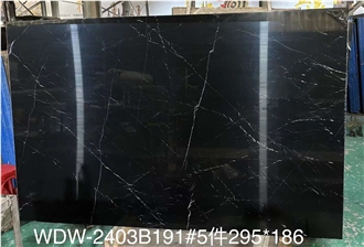 Nero Marquina Marble Coffee Table Living Room Furniture