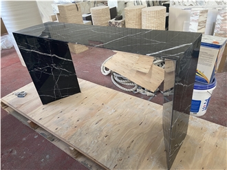Nero Marquina Marble For Brooklyn Console Table