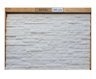 White Prilep Marble 3Cm Ledger Wall Panels