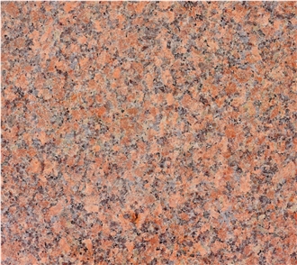 Maple Red Granite Slabs Flamed Surface