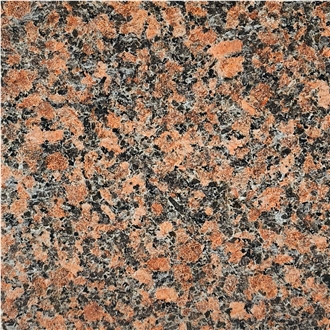Maple Red Granite Slabs Flamed Surface（Happiness Red）