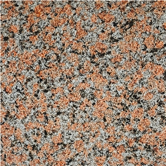 Maple Red Granite Slabs Sandblasted Surface(Happiness Red)