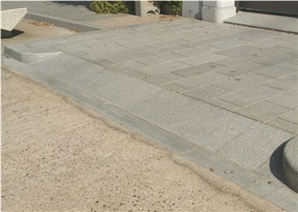 Gris Quintana Granite Pavers, Cobbles