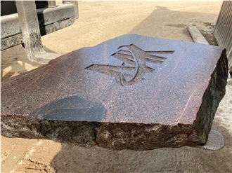 Personalised Granite Rock Armour Sign