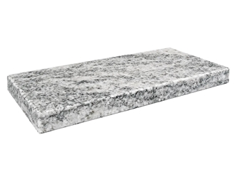 Viscount White Granite Internal Stair Tread, 3 Cm