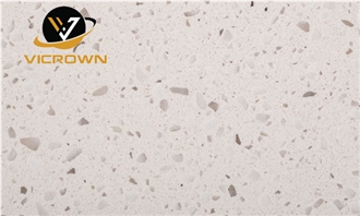 Vicrown VQ 210 - Ice White Quartz Slabs