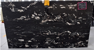 Cosmic Black Granite Slabs