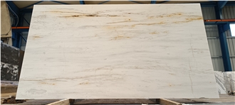 Thassos Vena Oro Marble Slabs 2102