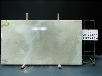 Light Green Onyx Polished Slabs