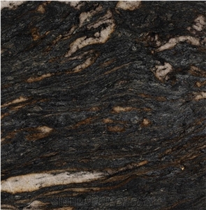 Black Amber Magma Granite Slabs