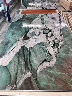 Cristallo Botanic Quartzite Slabs