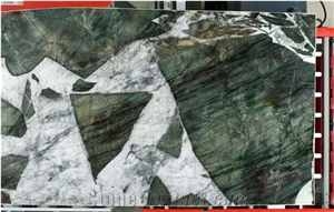 Fuchsite Crystal Quartzite Slabs