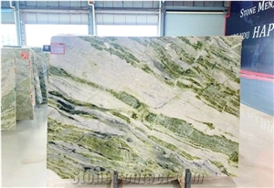 Irish Connemara Green Marble Stone Big Slab Tiles