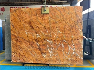 Wholesale Rain Forest Brown Marble Slabs