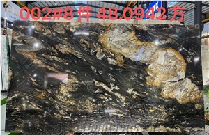 With Gold Vein Granite Slabs