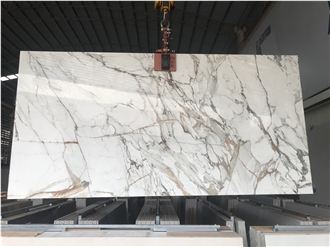 Artificial Arabescato Gold Sintered Stone Slabs