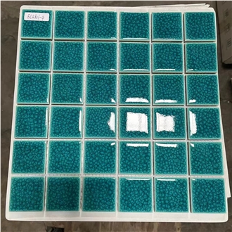 Swimming Pool Decoration Glass Mosaic Tile Pattern Mosaic