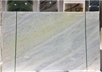 Translucent Crystal Blue Marble Slabs