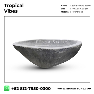 Natural River Stone Bathtub